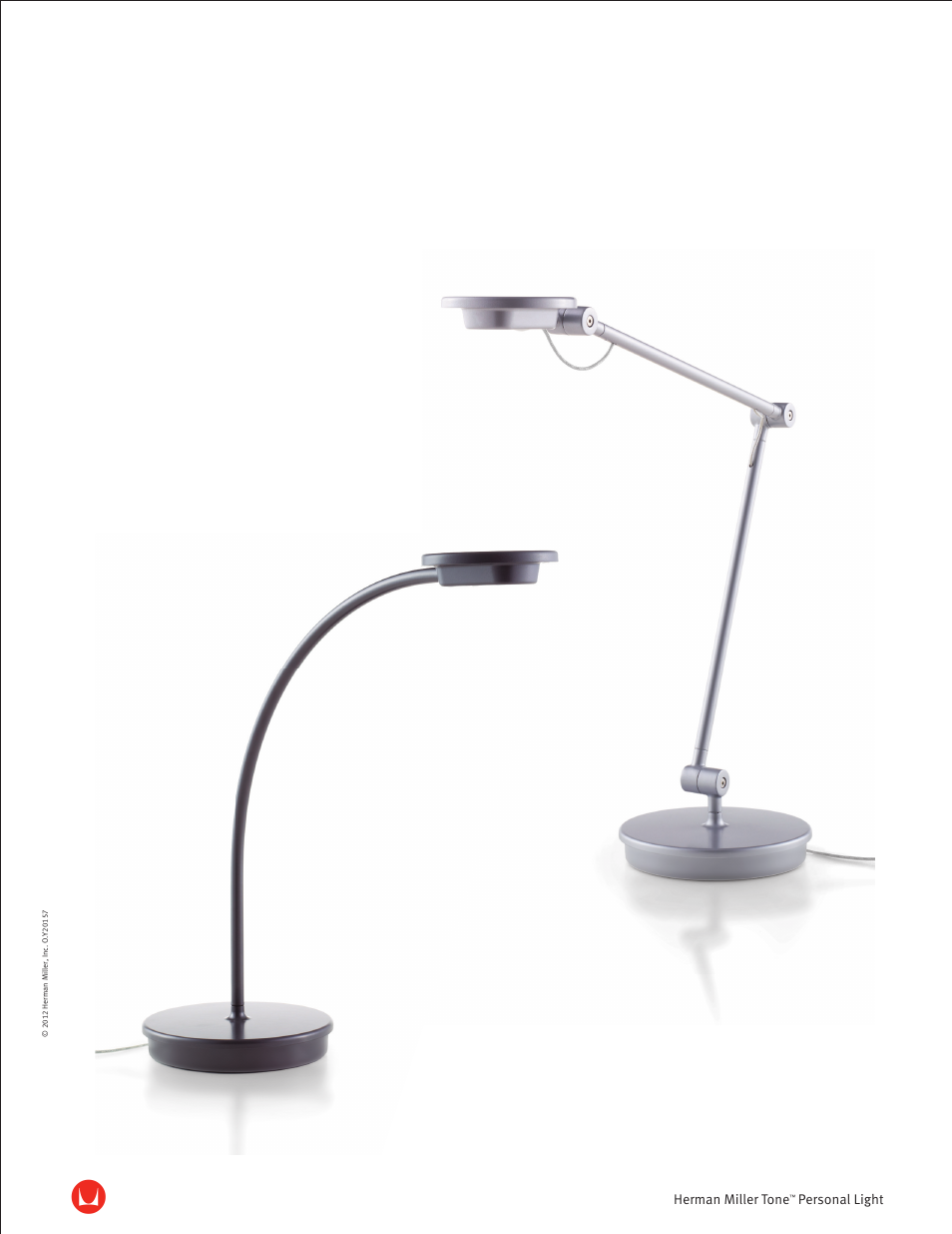 Herman Miller Tone Personal Light - Product sheet User Manual | 2 pages