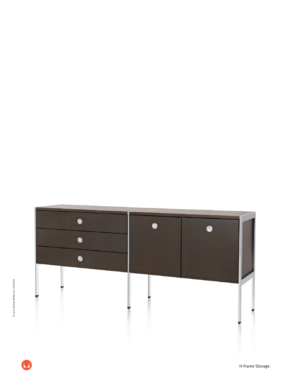 Herman Miller H Frame Credenzas - Product sheet User Manual | 2 pages