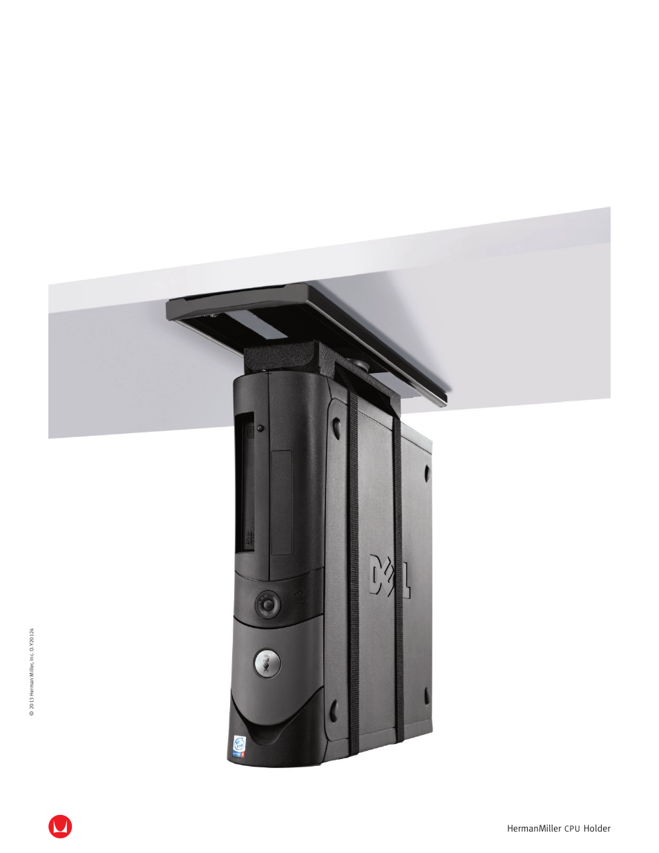 Herman Miller CPU HOLDER - Product sheet User Manual | 2 pages