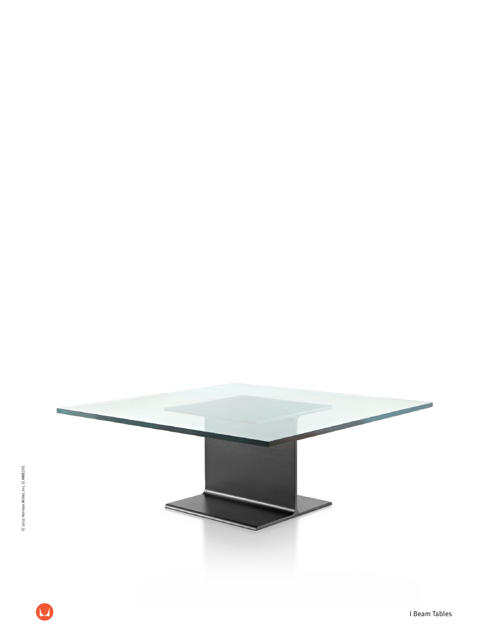Herman Miller I Beam Tables - Product sheet User Manual | 2 pages