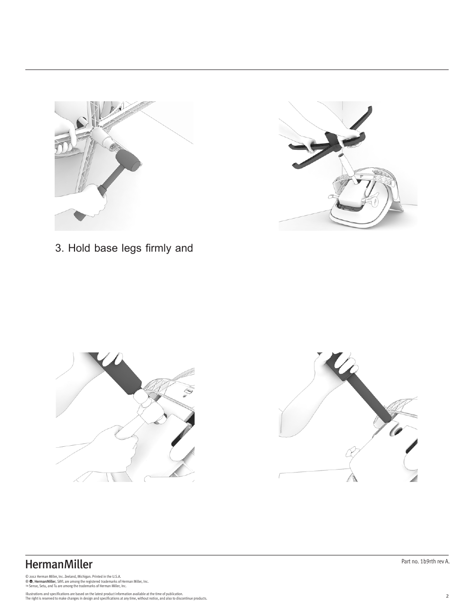 Herman Miller SAYL Chairs - Disassembly For Recycling User Manual | Page 2 / 20