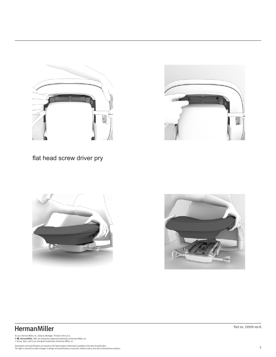 Herman Miller SAYL Chairs - Disassembly For Recycling User Manual | Page 5 / 20