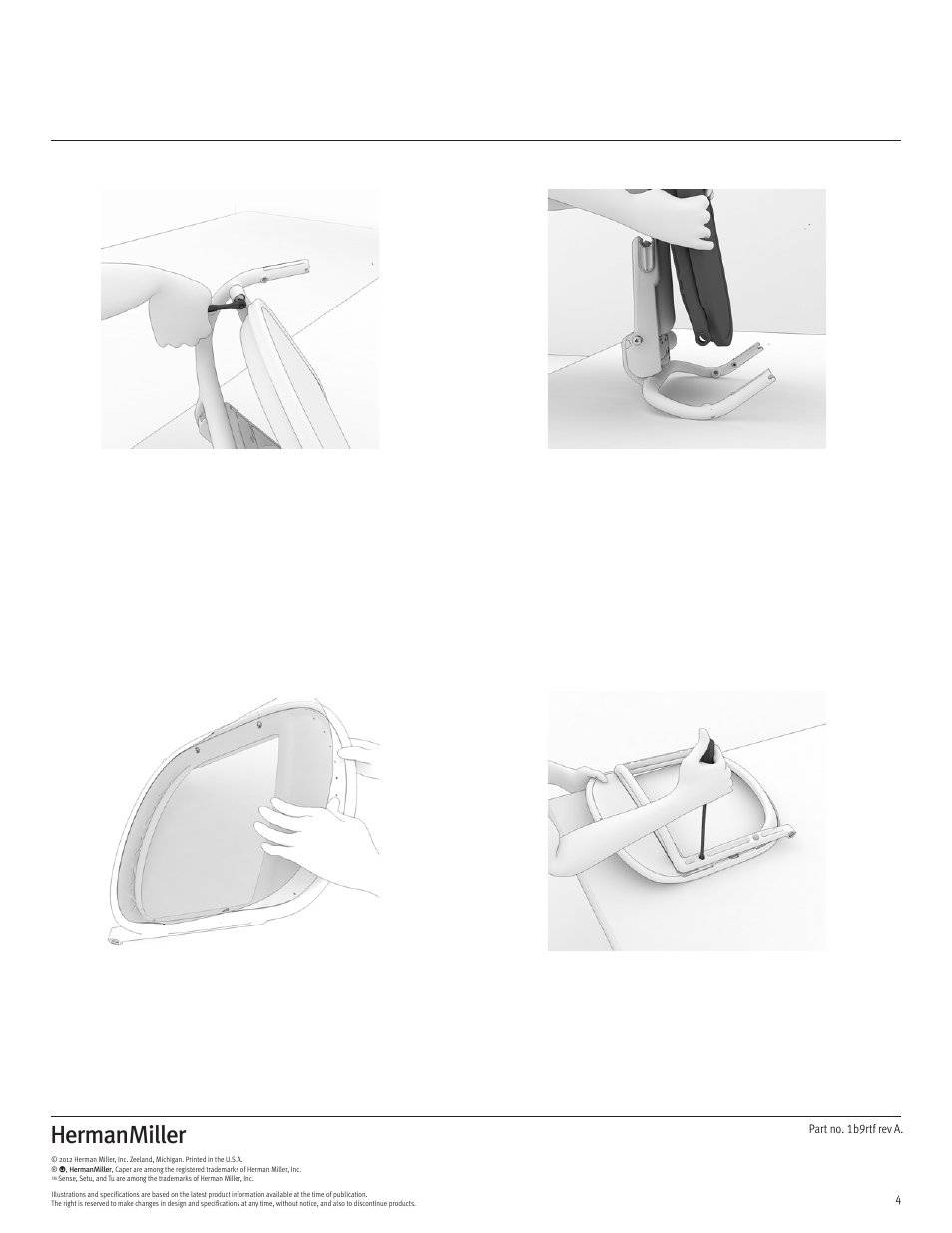 Herman Miller Caper Multipurpose Chair - Disassembly For Recycling User Manual | Page 4 / 8