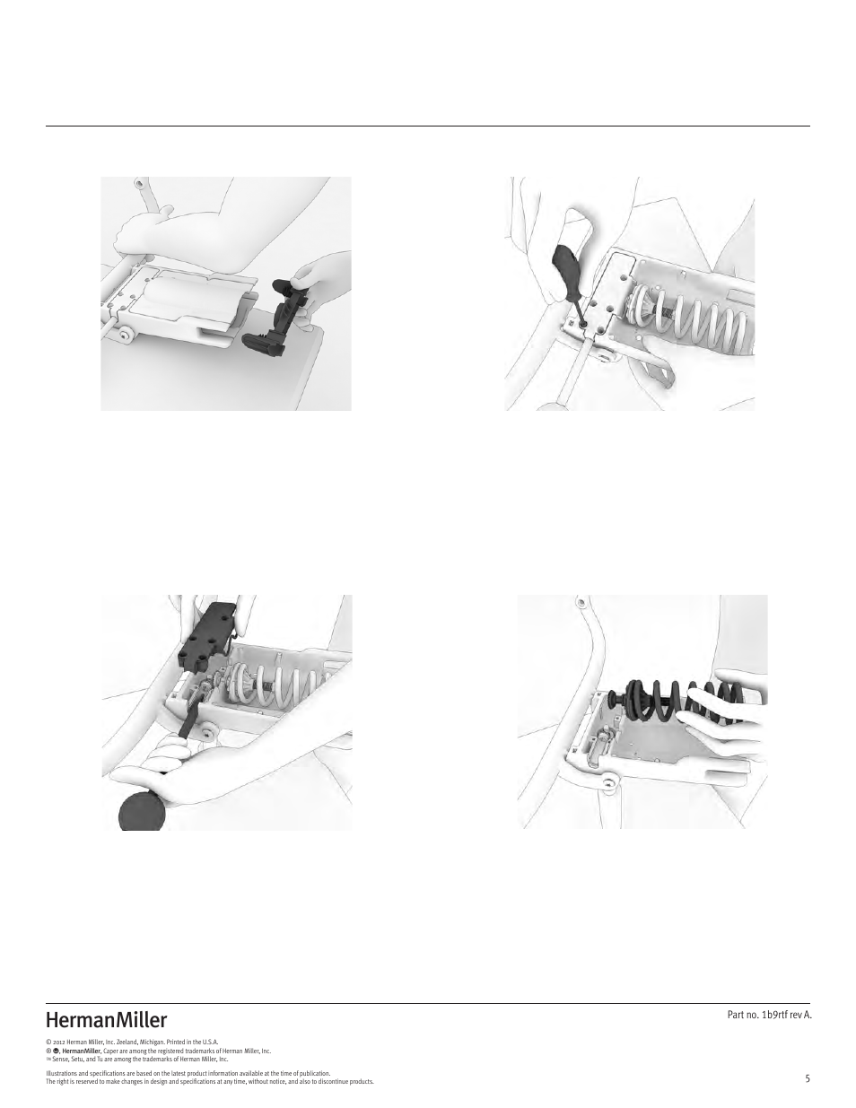 Herman Miller Caper Multipurpose Chair - Disassembly For Recycling User Manual | Page 5 / 8