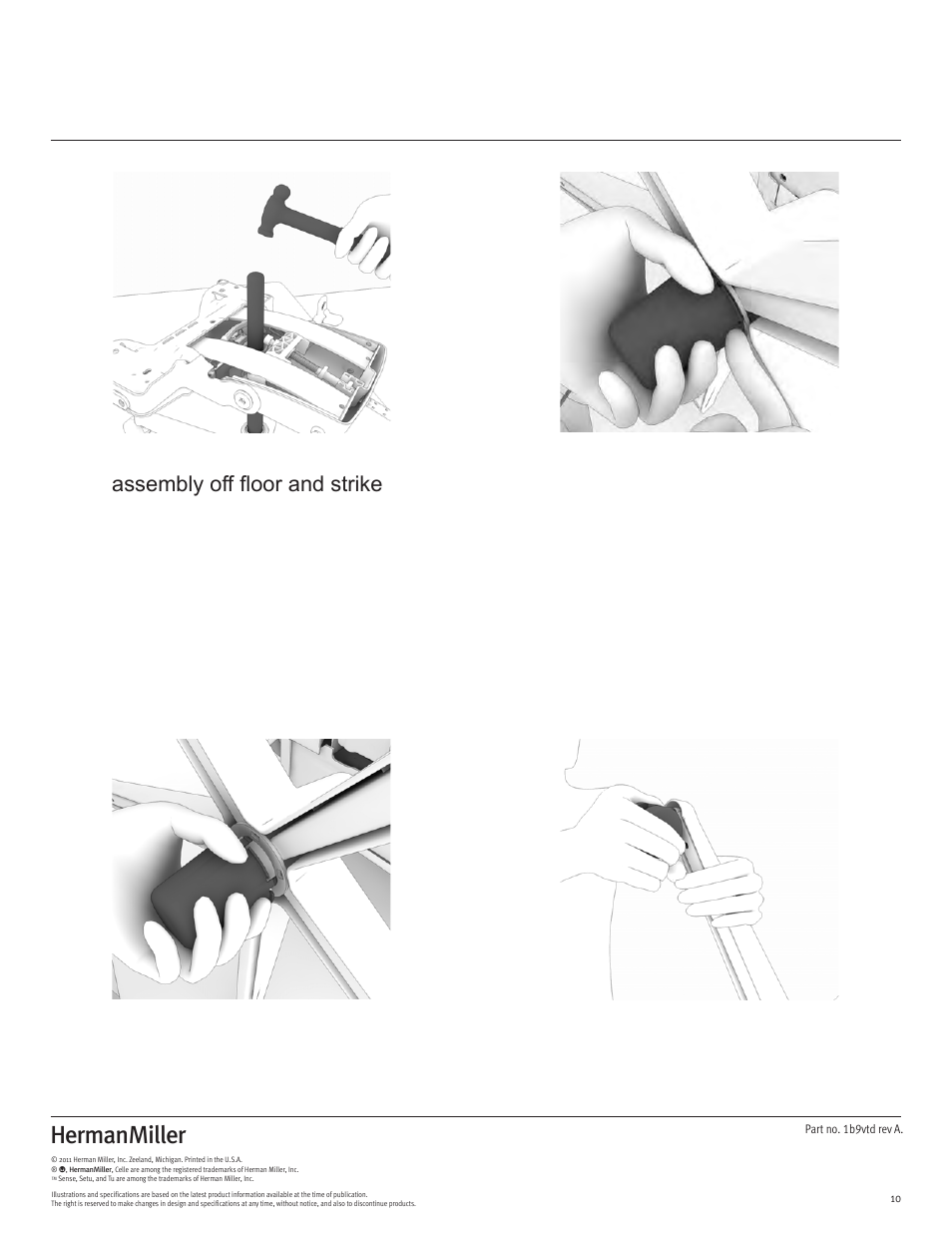 Herman Miller Celle Chairs - Disassembly For Recycling User Manual | Page 10 / 12