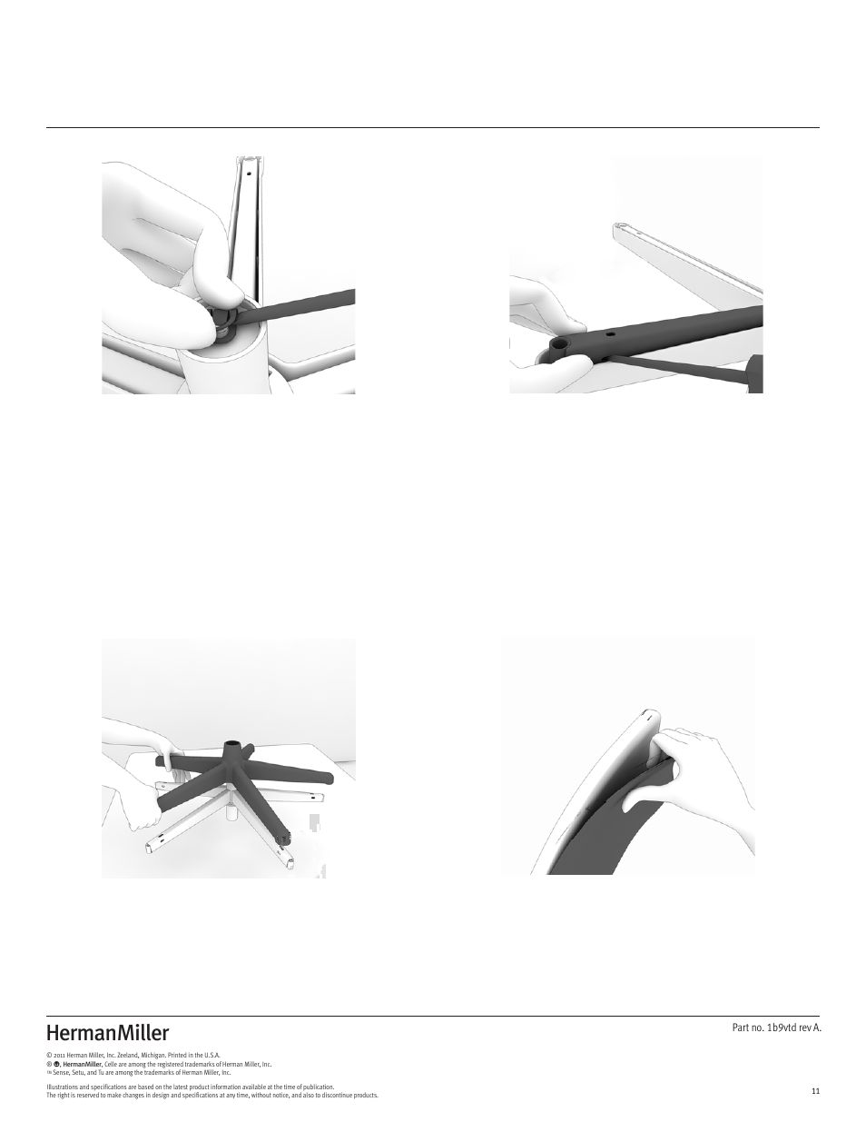 Herman Miller Celle Chairs - Disassembly For Recycling User Manual | Page 11 / 12