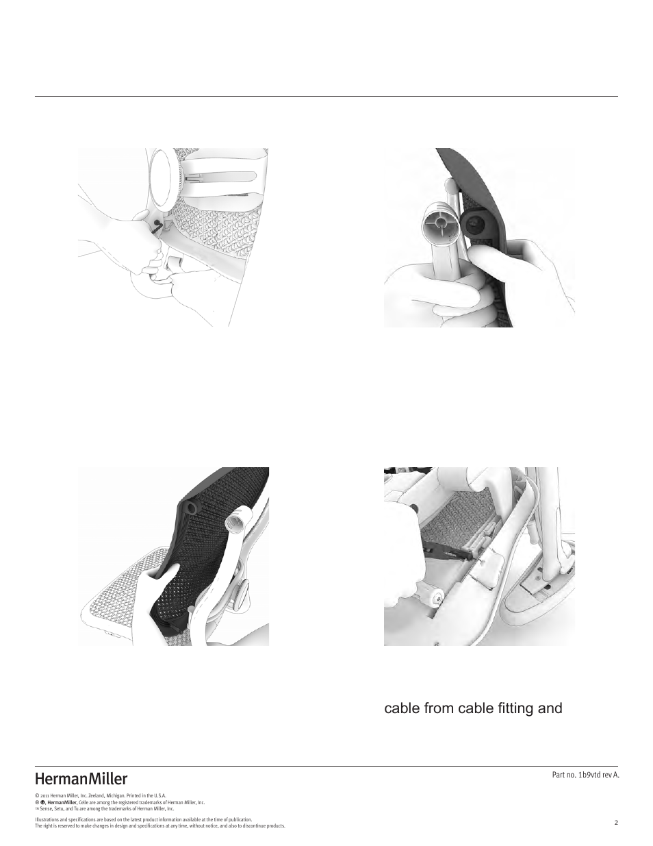 Herman Miller Celle Chairs - Disassembly For Recycling User Manual | Page 2 / 12