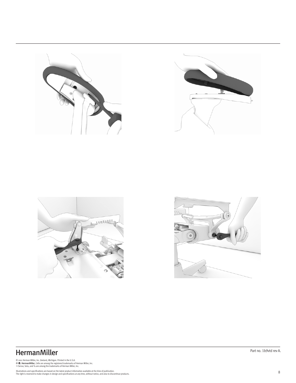 Herman Miller Celle Chairs - Disassembly For Recycling User Manual | Page 8 / 12