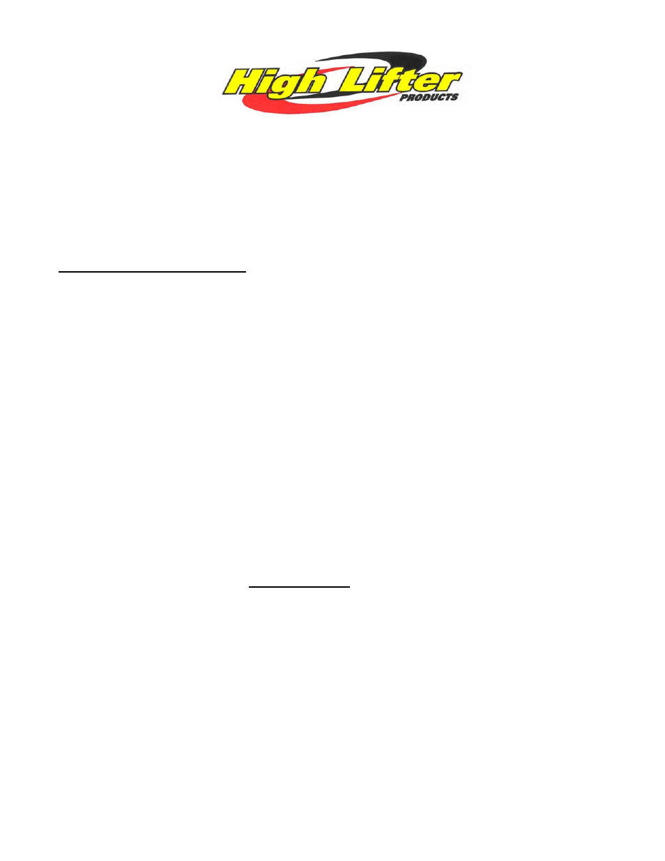 High Lifter Lift Kit for Honda Rincon 680 (06-14) User Manual | 8 pages