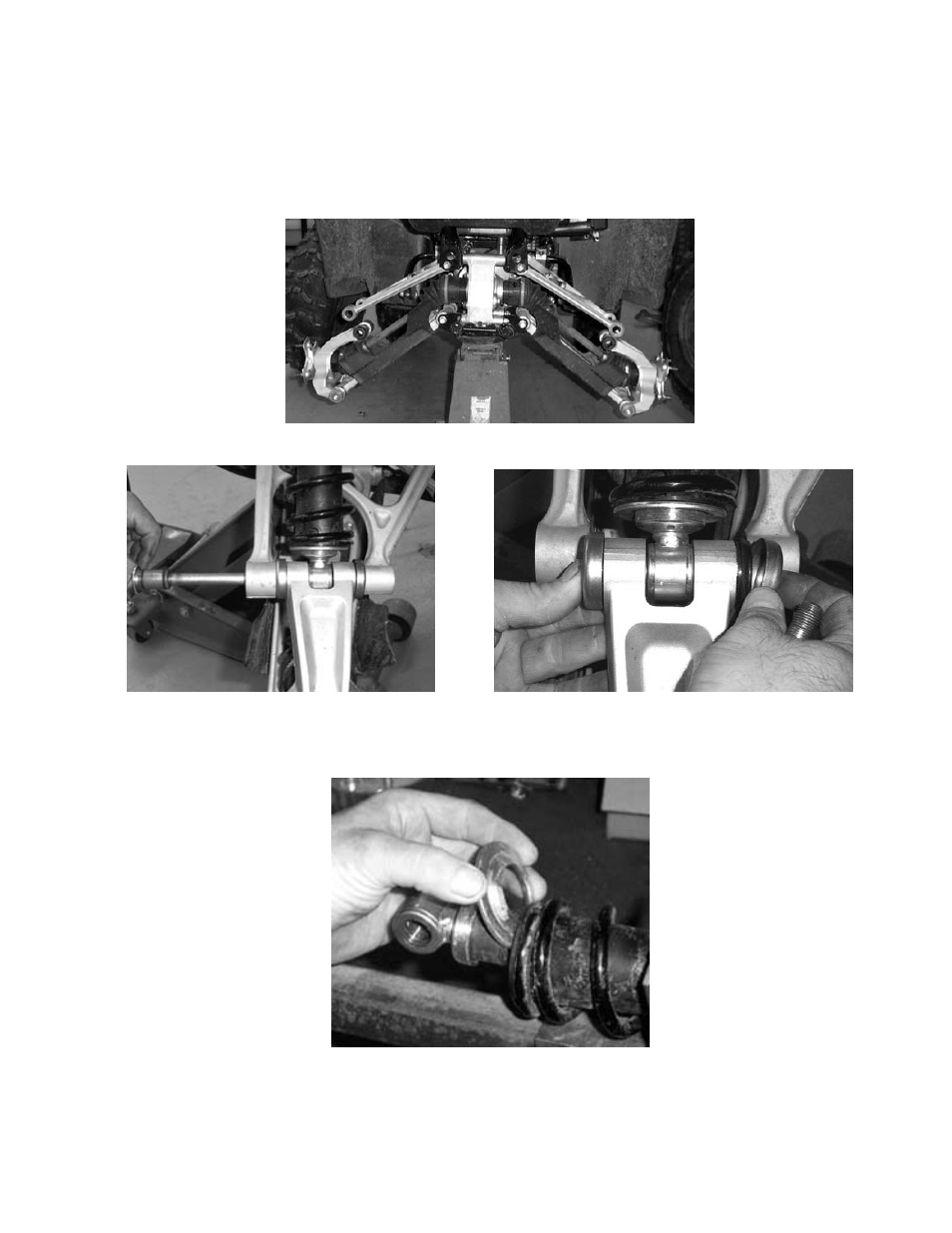 Rear lift installation | High Lifter Lift Kit for Honda Rincon 680 (06-14) User Manual | Page 6 / 8