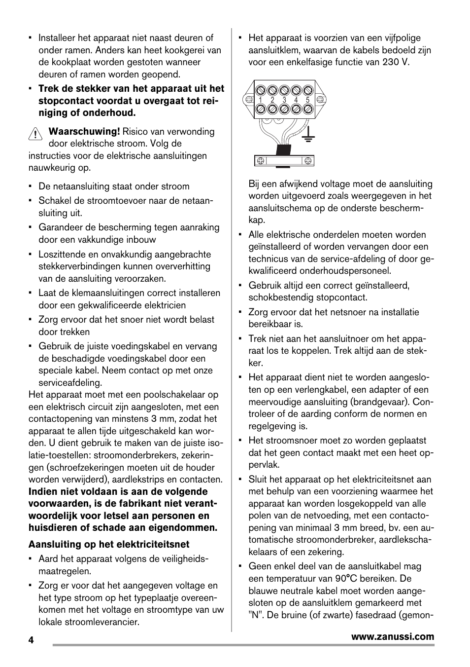 Zanussi ZEE 6940 FXA User Manual | Page 4 / 40