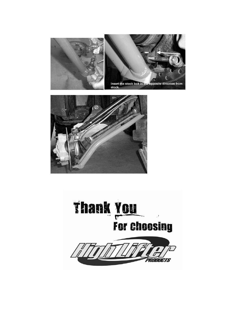 High Lifter Max Clearance Front Lower Control Arms for Polaris RZR 800 "S & "4"" User Manual | Page 5 / 5