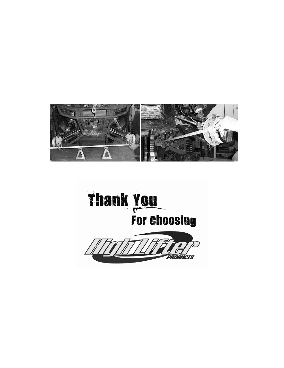 High Lifter Max Clearance Front Forward Upper & Lower Control Arms for Polaris Ranger 900 XP User Manual | Page 8 / 8