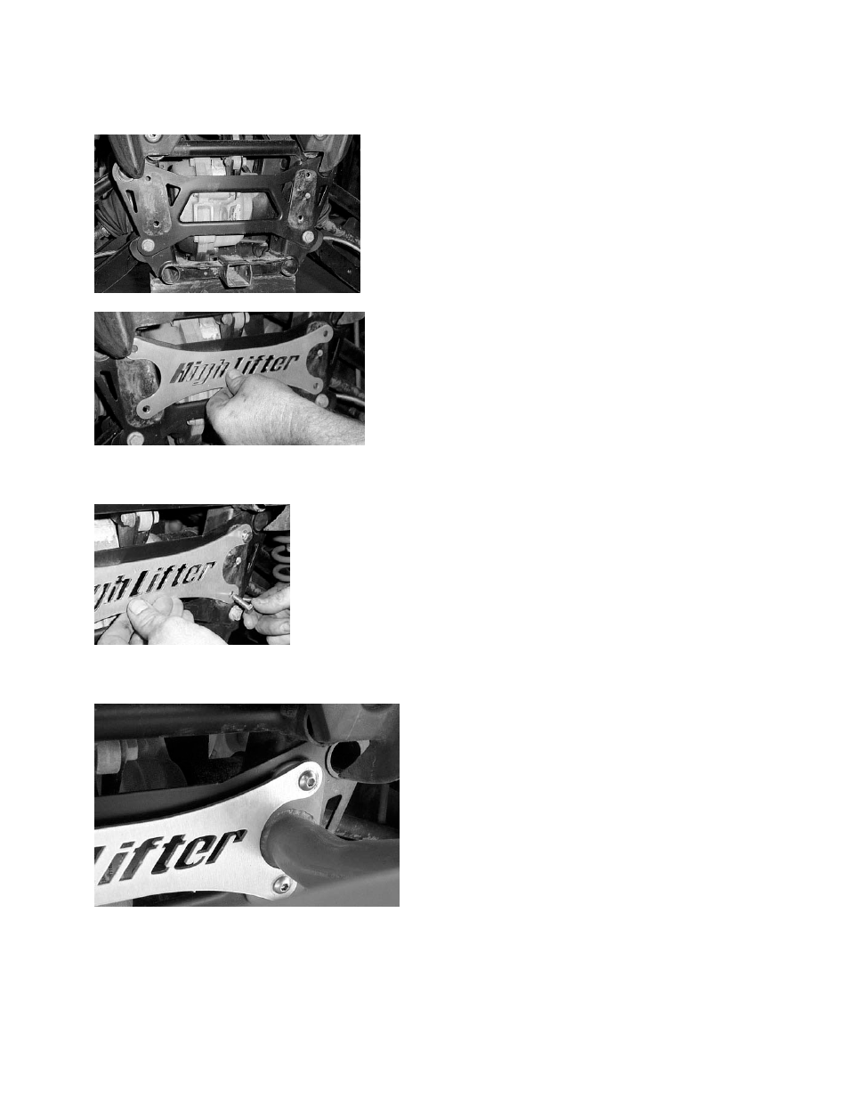 Logo plate installation | High Lifter Lift Kit for Polaris 800 RANGER RZR “S” and “4” - Signature Series User Manual | Page 9 / 9