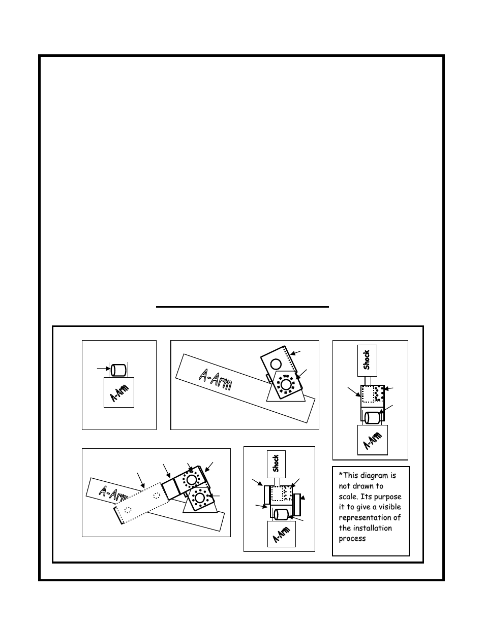 Front right diagram | High Lifter Lift Kit for Arctic Cat 500 Solid Axle User Manual | Page 7 / 9