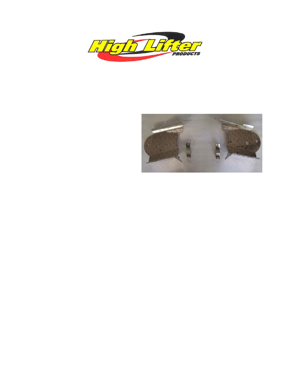 High Lifter GUARDS DIAMOND PLATE REAR CV BOOT YAM. 660 GRIZZ User Manual | 2 pages