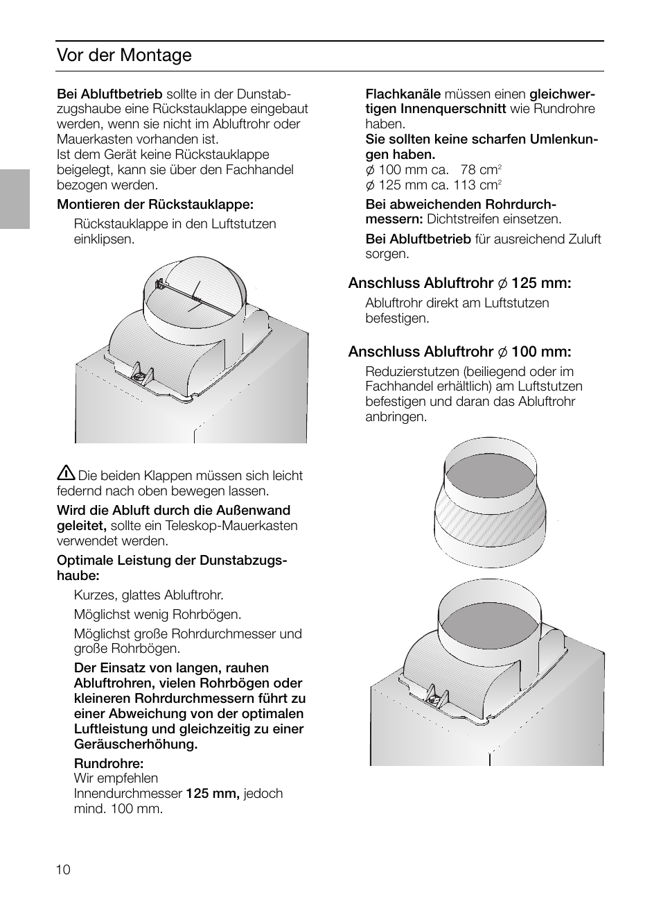 Vor der montage | Siemens LC 46392 User Manual | Page 10 / 80