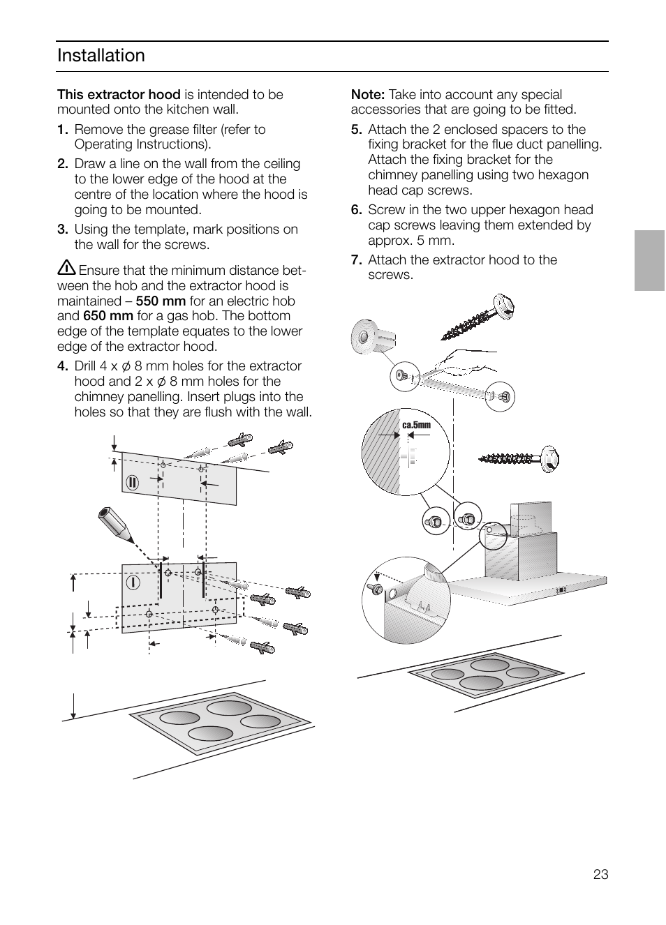 Installation | Siemens LC 46392 User Manual | Page 23 / 80