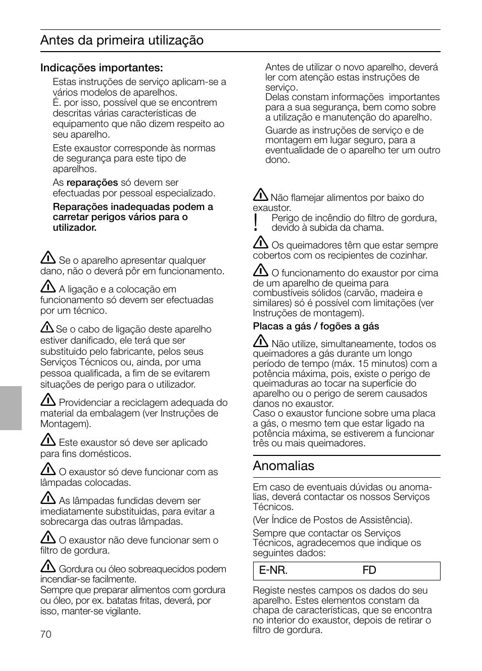 Siemens LC 46392 User Manual | Page 70 / 80