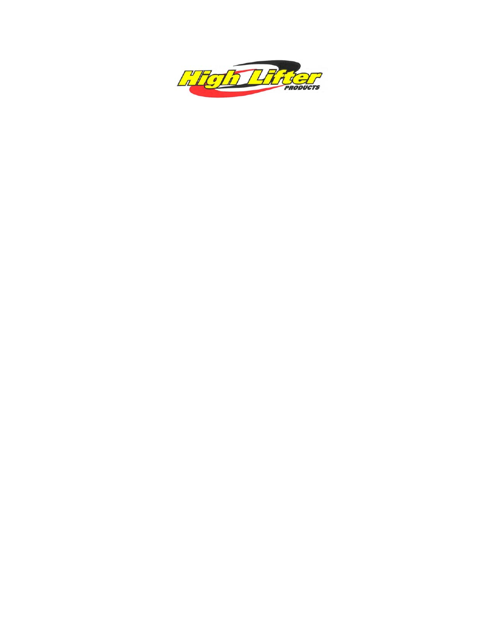 High Lifter Daylight Kit for Honda Rancher User Manual | 3 pages