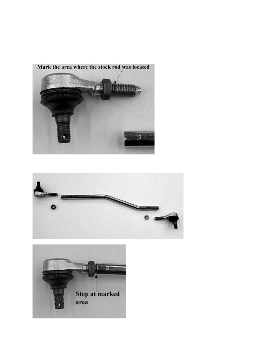 Tie rod and ends | High Lifter Lift Kit for Yamaha Grizzly 450i (07-12) User Manual | Page 5 / 8