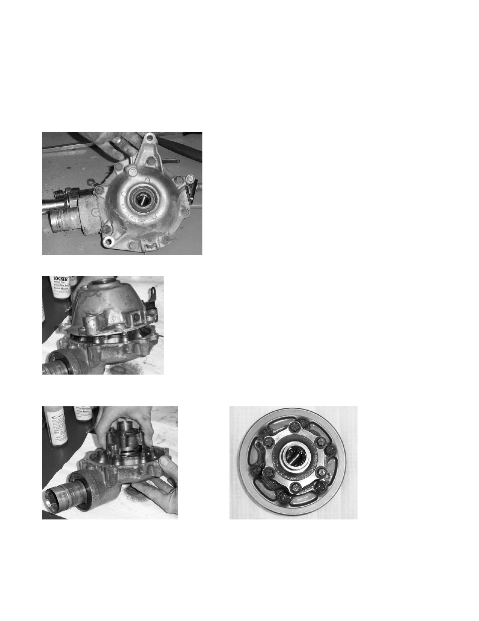 Differential case disassembly | High Lifter SPOOL LOCKER HONDA ATV User Manual | Page 3 / 8