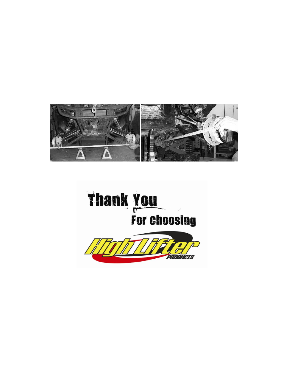 High Lifter Forward Arched Control Arm Kit for Polaris Ranger 700_800_900 - Pro Series User Manual | Page 10 / 10