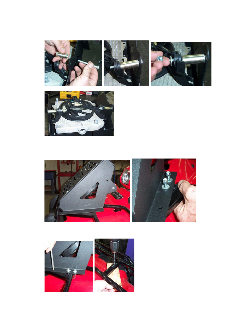 High Lifter Radiator Relocation Kit for Honda 420 Rancher User Manual | Page 4 / 8