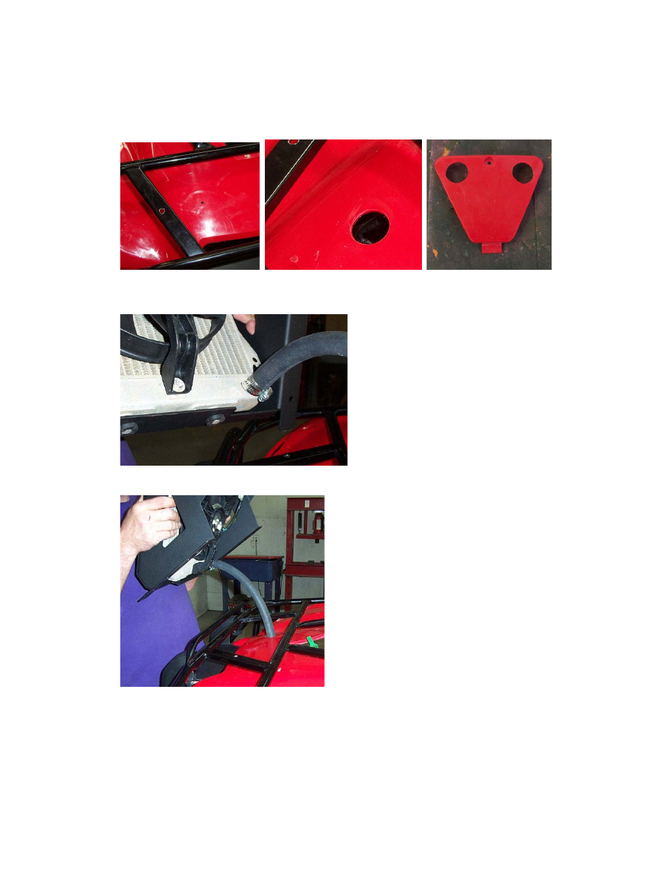 High Lifter Radiator Relocation Kit for Honda 420 Rancher User Manual | Page 5 / 8