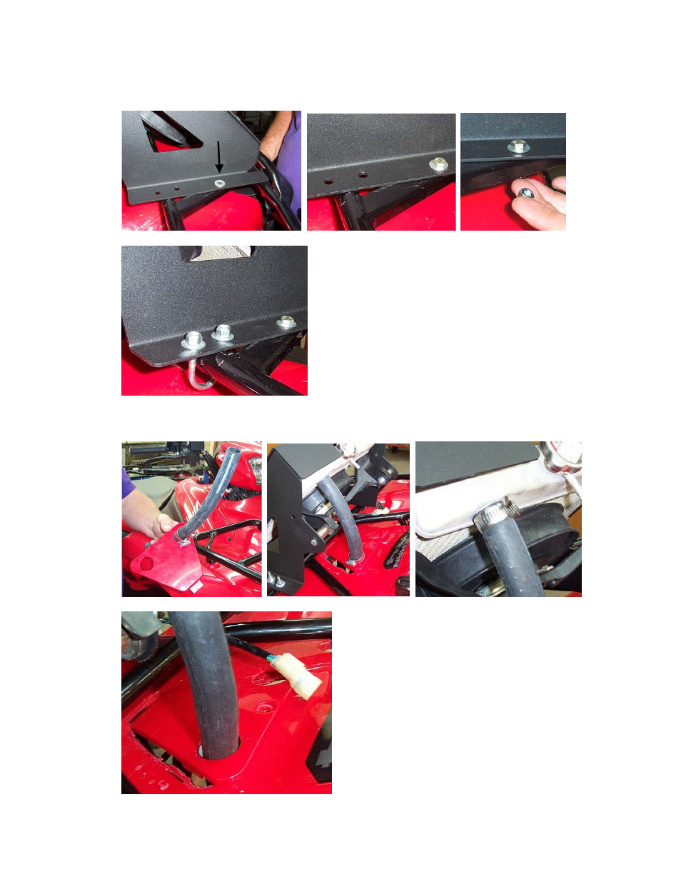 High Lifter Radiator Relocation Kit for Honda 420 Rancher User Manual | Page 6 / 8
