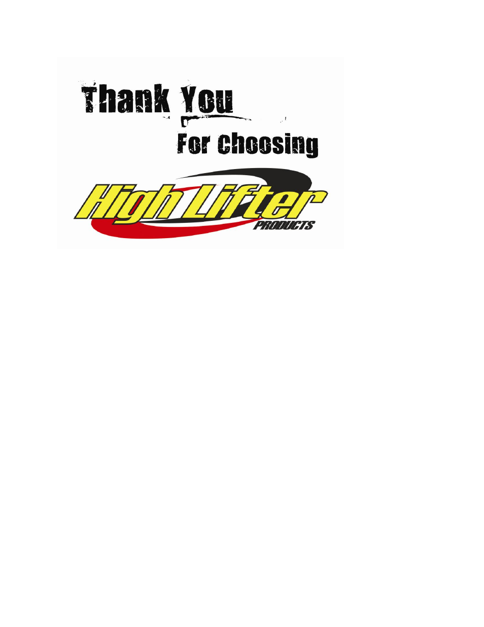 High Lifter Lift Kit for Can-Am Maverick 1000 (2013) - Signature Series User Manual | Page 15 / 15