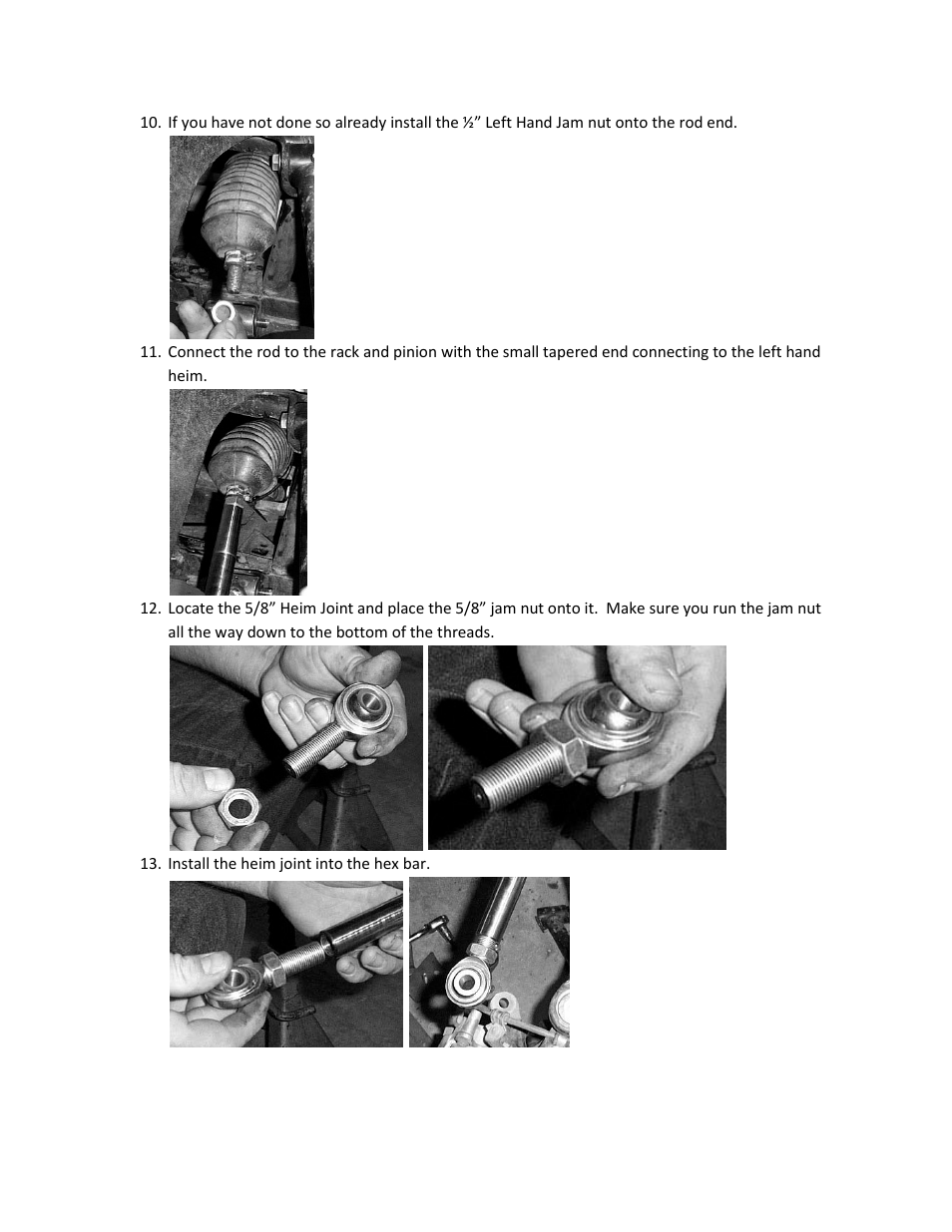 High Lifter Tie Rod__Rack End Upgrade Kit for Can-Am Maverick 1000 (2013) Pro Series User Manual | Page 5 / 7