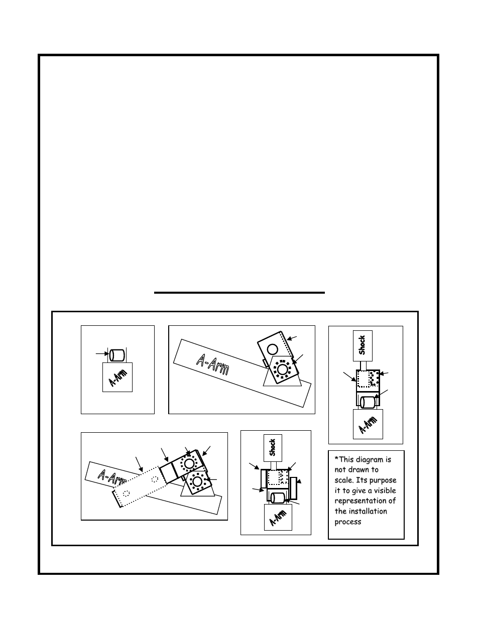 Front right diagram | High Lifter Lift Kit for Arctic Cat 300 2x4, 4x4 (98-05) User Manual | Page 6 / 10