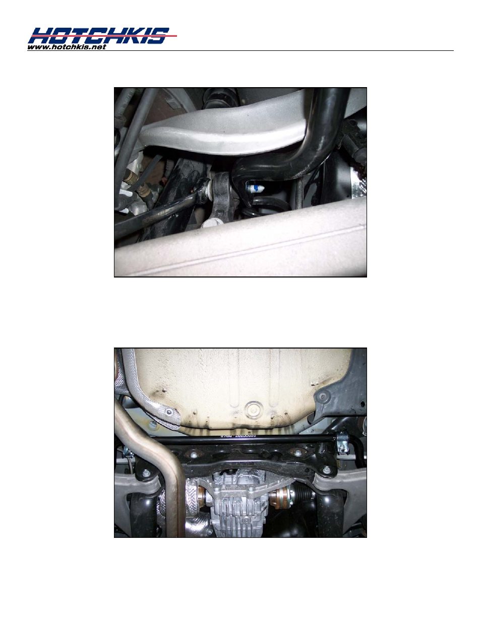 Attaching end links, Double check hardware | Hotchkis 22836 2009-2011 Audi A4 Sport Sway Bar Set User Manual | Page 13 / 16
