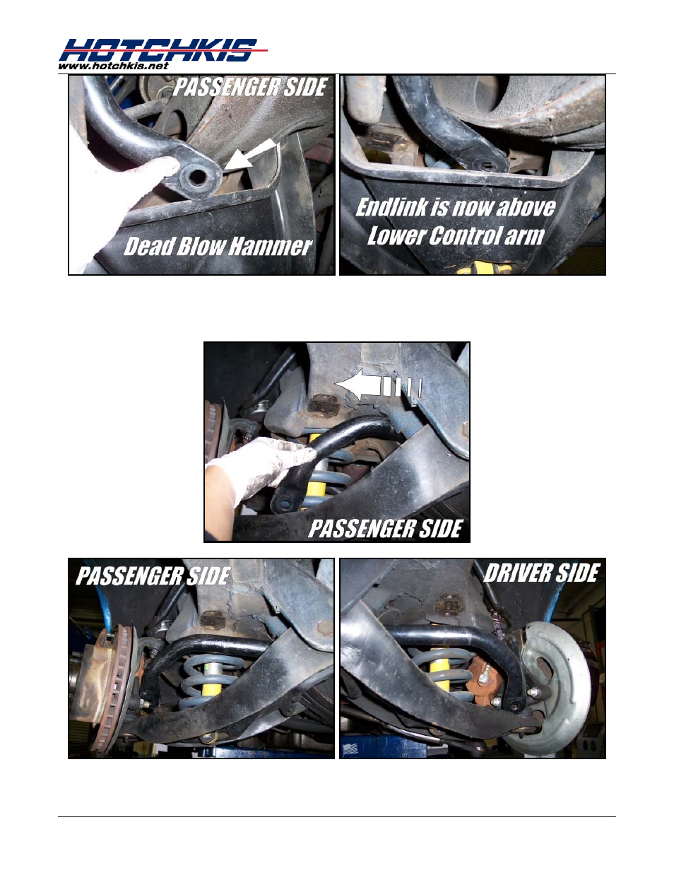 Hotchkis 2207F Sway Bars, Front, 67-69 Camaro-Firebird & 68-74 Nova GM F, X-Body, Sport User Manual | Page 7 / 13