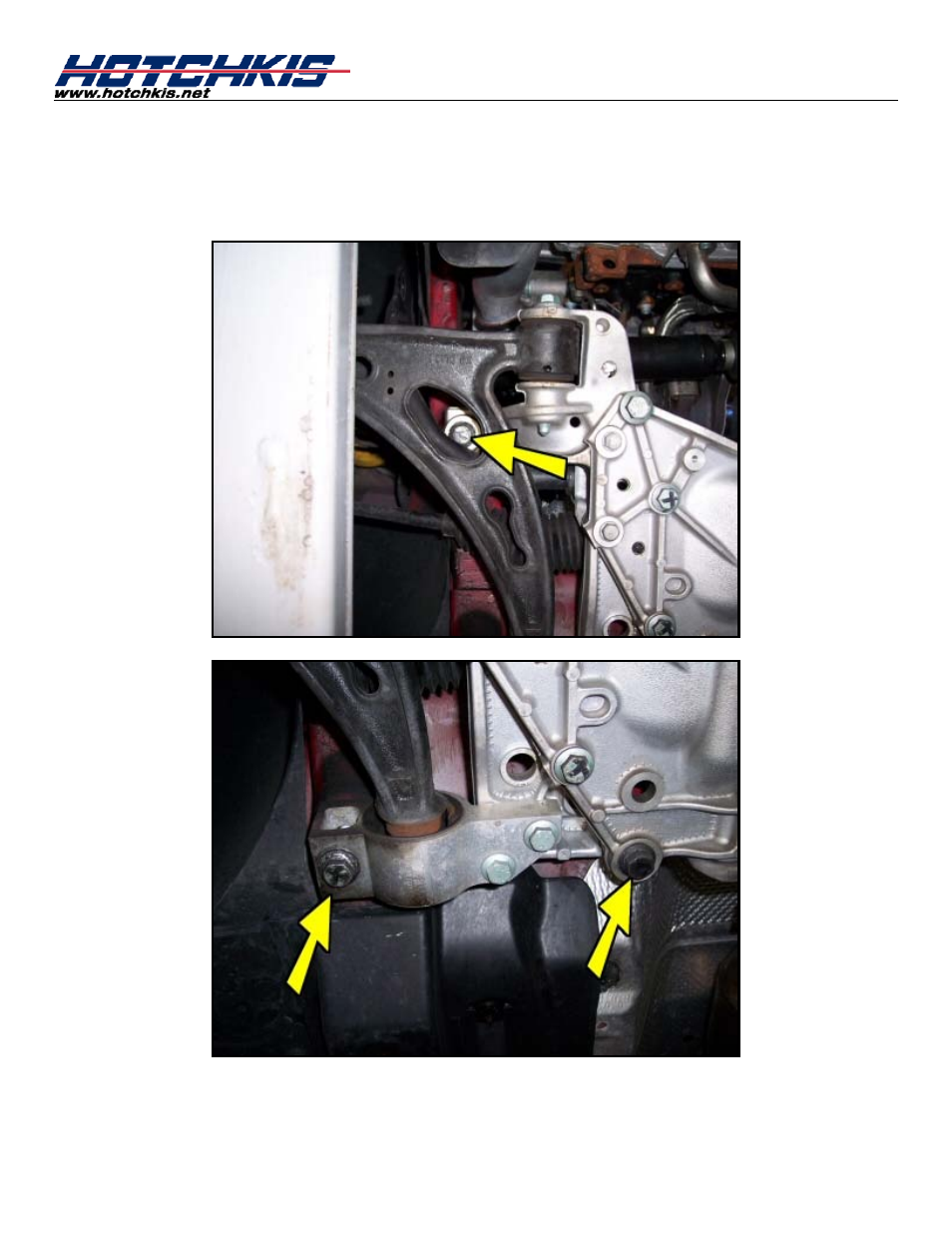 Drop, Subframe, Cradle | Hotchkis 22833R VW MKV, MKVI Rear Sport Sway Bar User Manual | Page 4 / 12