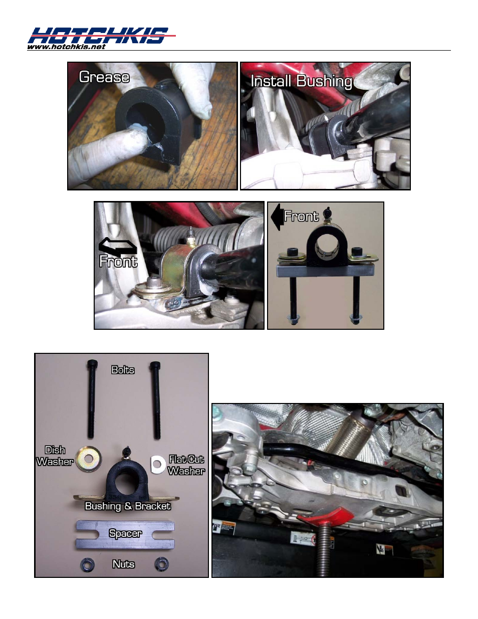 Hotchkis 22833R VW MKV, MKVI Rear Sport Sway Bar User Manual | Page 6 / 12