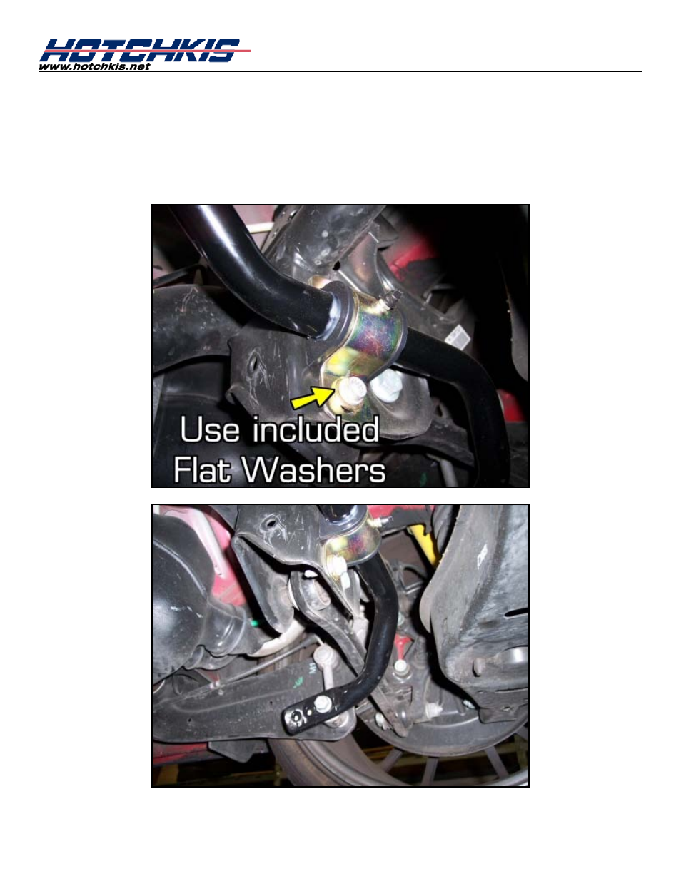 Reinstall new hotchkis bar | Hotchkis 22833R VW MKV, MKVI Rear Sport Sway Bar User Manual | Page 9 / 12