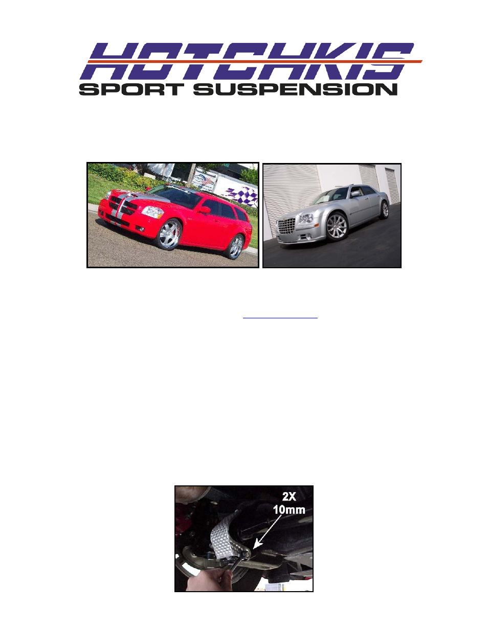 Hotchkis 80101-1 300C-Magnum Stage 1 TV S System User Manual | 12 pages