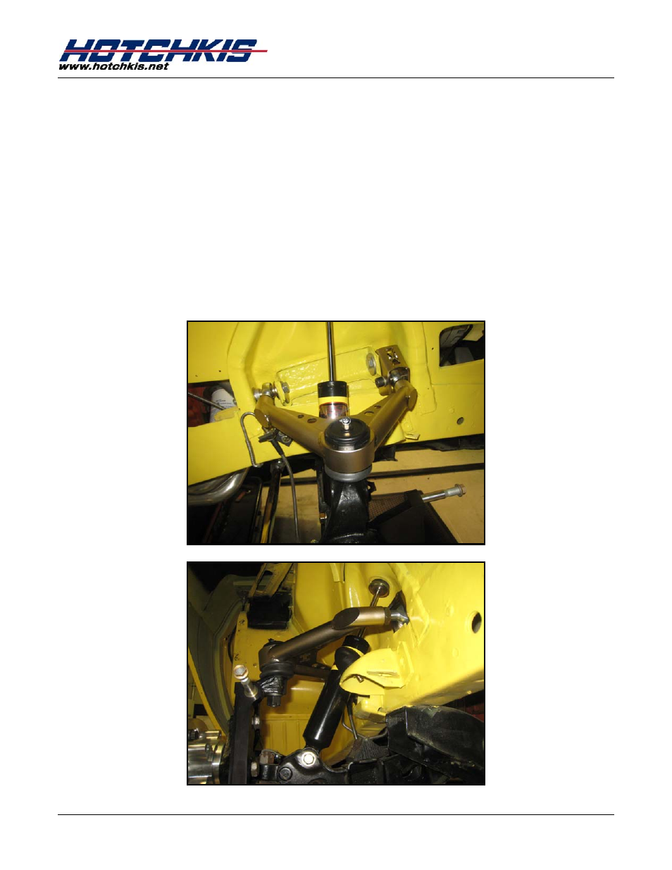 Hotchkis 1110 Tubular Upper Control Arms, Geometry Corrected, Dodge B & E Body User Manual | Page 10 / 13