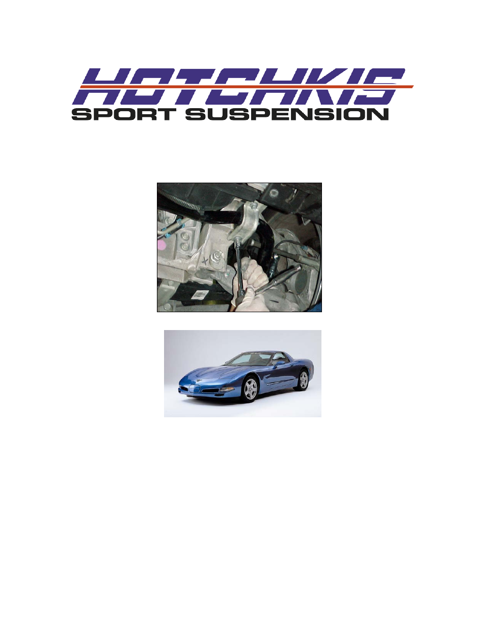 Hotchkis 2285 C5 Corvette Sport Sway Bar Set w-o end links User Manual | Page 3 / 9