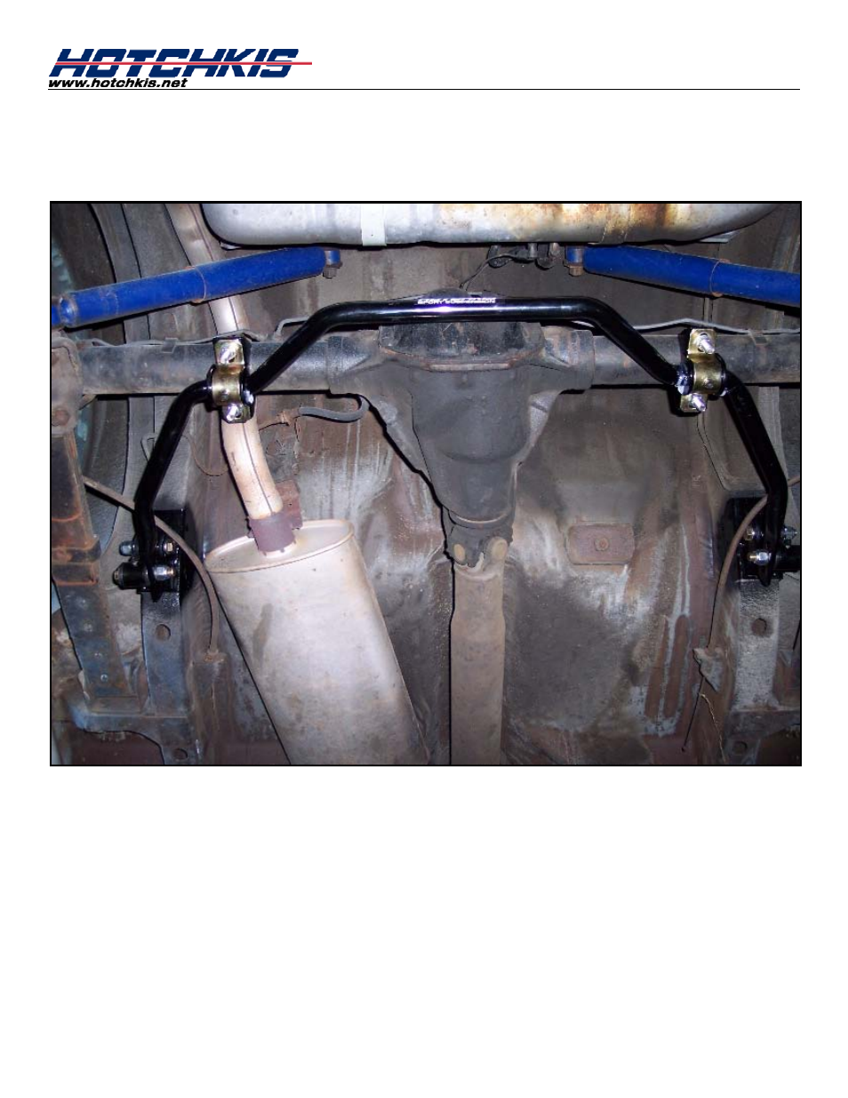 Hotchkis 22386F 1973-1976 Dodge A-Body Front Sway Bar User Manual | Page 10 / 12