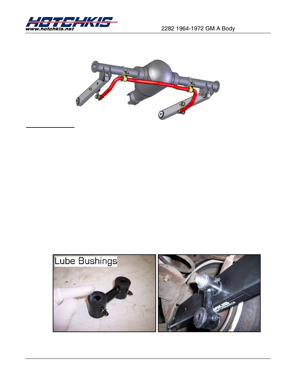 Rear bar installation | Hotchkis 89001 TVS System, Extreme, 64-66, GM A-Body, Big Block User Manual | Page 38 / 44