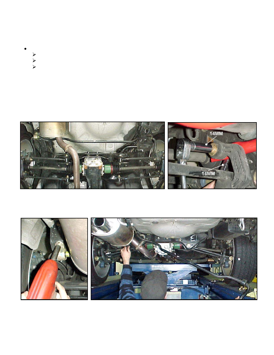 Installation of hotchkis rear sway bar | Hotchkis 22407R Subaru WRX Autocross Rear Sway Bar User Manual | Page 6 / 13