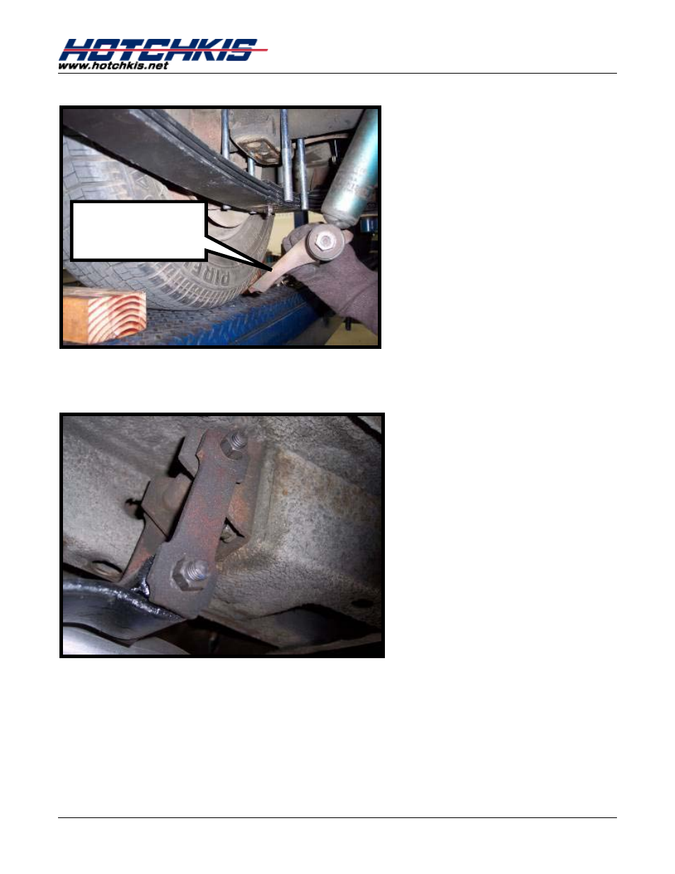 Shock mount plate | Hotchkis 80113 1967-1972 Dodge A-Body Total Vehicle System User Manual | Page 36 / 42