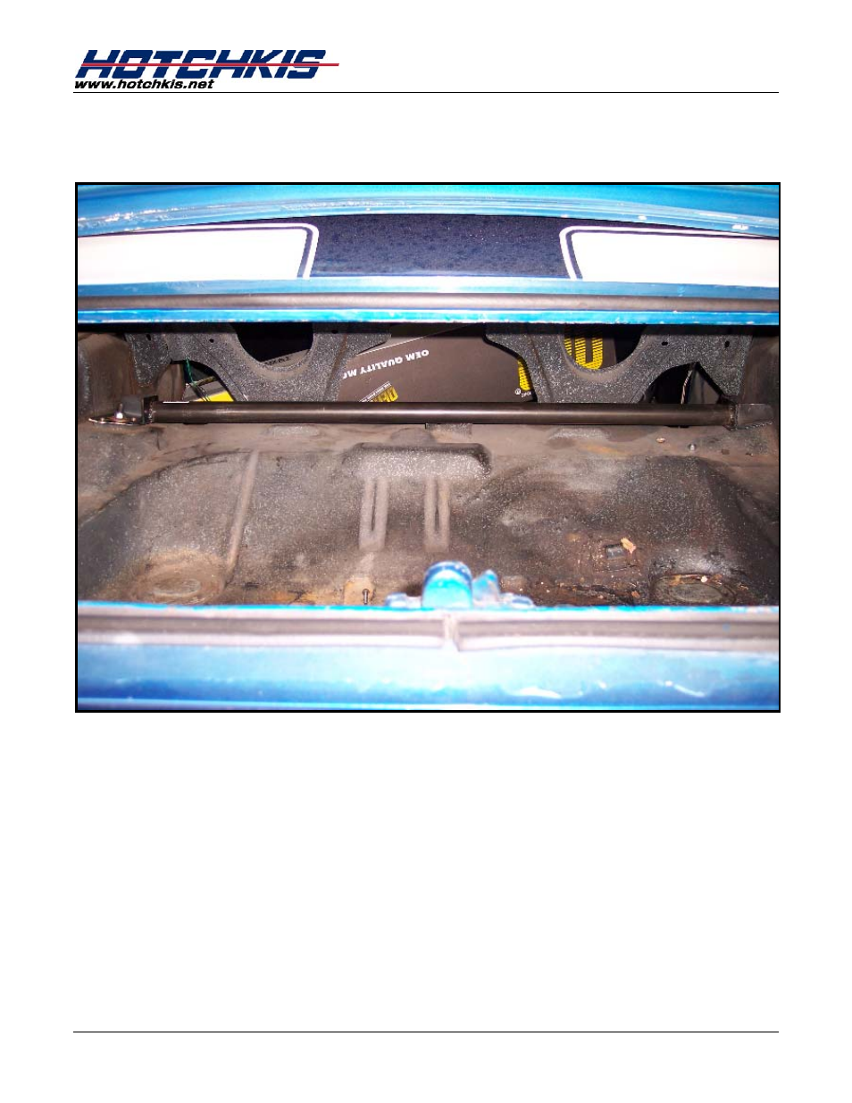 Hotchkis 20102 Chassis, Rear Shock Tower Brace, 68-69 Camaro-Firebird F-Body User Manual | Page 3 / 5
