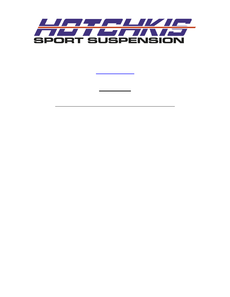Hotchkis 1804 Rear Suspension Package, Fixed, 64-67 GM A Body User Manual | 18 pages