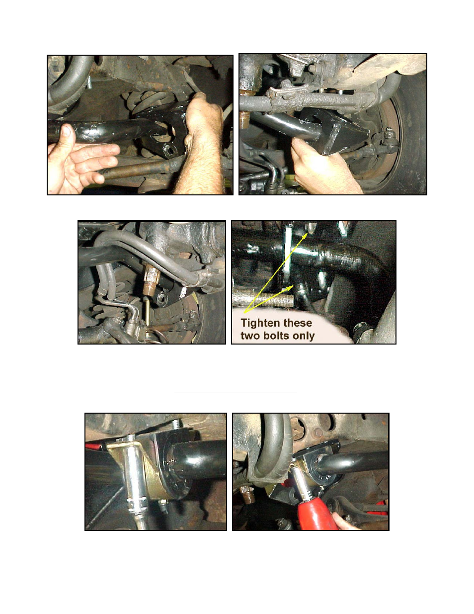Hotchkis 2268 Hardware pack for 59-64 Rear Sway Bar User Manual | Page 4 / 23