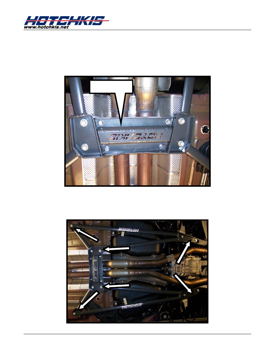 Bridge plate | Hotchkis 80116 TVS System, Stage 2, 10-11 Camaro, Track Pack User Manual | Page 4 / 14