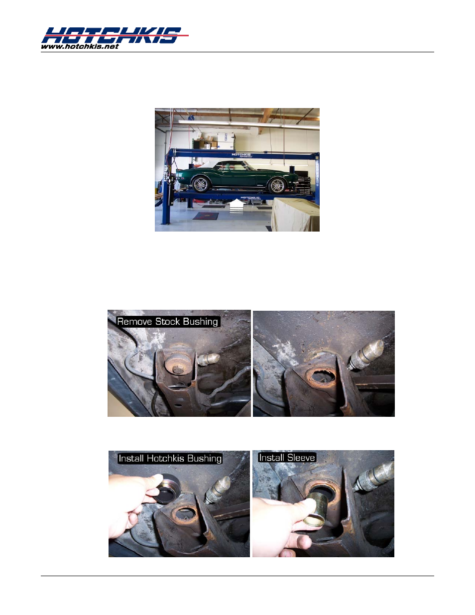 Hotchkis 81001 Chassis, Max Convertible Set, 67-69 Camaro-Firebird F-Body User Manual | Page 9 / 20